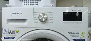 Lavadora Daewoo 9kg Carga Frontal A+++
