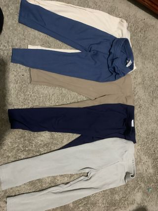 Pantalones Niños Beige y Azul