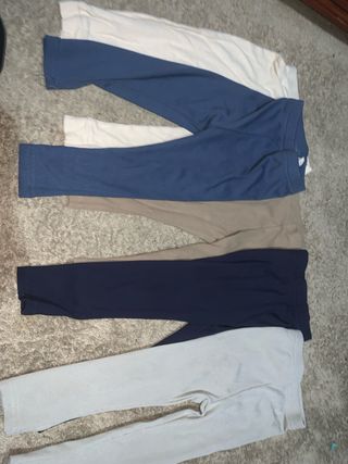 Pantalones Niños Beige y Azul