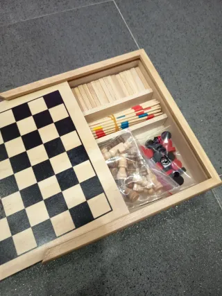 Juego de mesa 5 en 1 para viajes