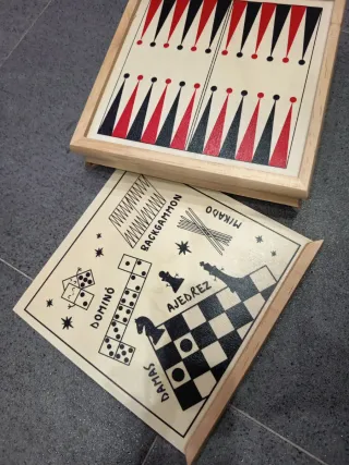 Juego de mesa 5 en 1 para viajes