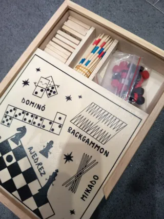 Juego de mesa 5 en 1 para viajes