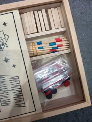 Juego de mesa 5 en 1 para viajes