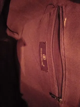 Bolso Amplio Beige y Marrón