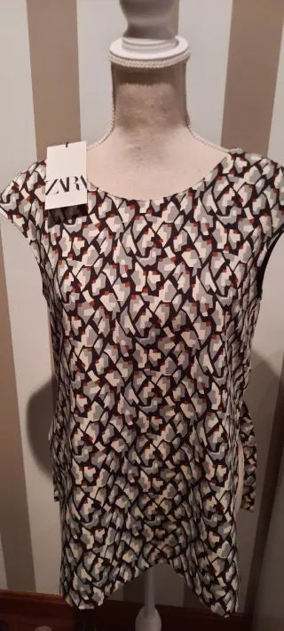 Blusa Zara Estampada
