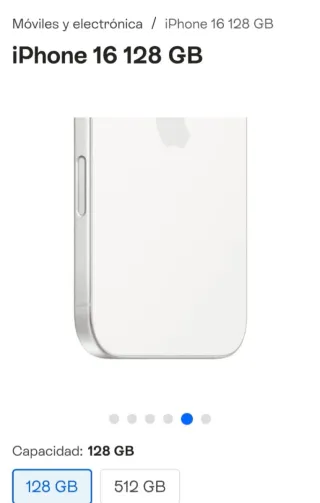 iPhone 16 128GB Blanco