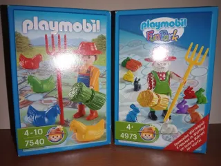 Playmobil- 2 juegos granjeros 7540 4973.Sin abrir