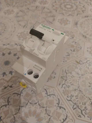 Interruptor Diferencial+Magnetotérmico 16A- 30 mA