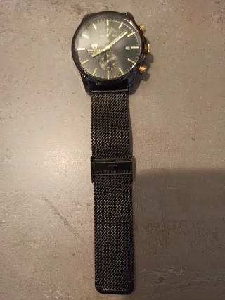 Reloj Cheetah Hombre Negro y Dorado