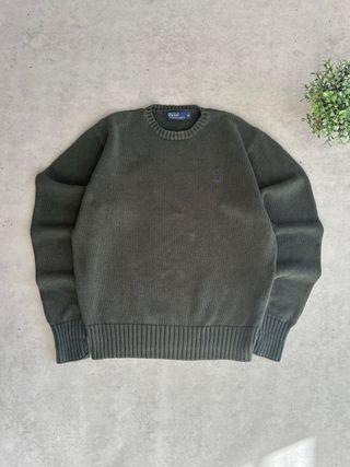 Jersey Ralph Lauren Verde Oscuro Algodon talla M