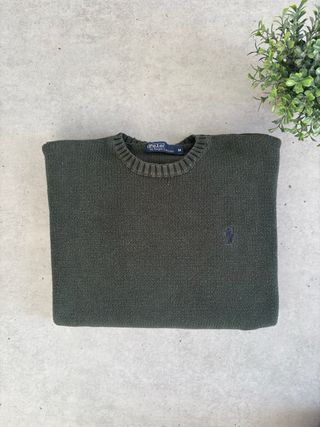 Jersey Ralph Lauren Verde Oscuro Algodon talla M