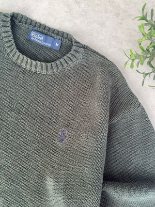 Jersey Ralph Lauren Verde Oscuro Algodon talla M