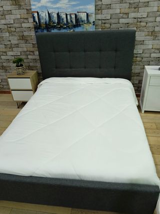 OFERTON DE CAMA CON SOMIER,COLCHON Y CABECERO