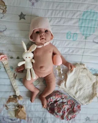 Muñeca Reborn Silicona Bebé Realista