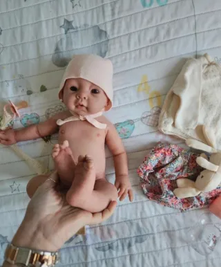 Muñeca Reborn Silicona Bebé Realista