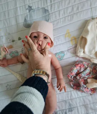 Muñeca Reborn Silicona Bebé Realista