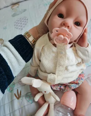 Muñeca Reborn Silicona Bebé Realista