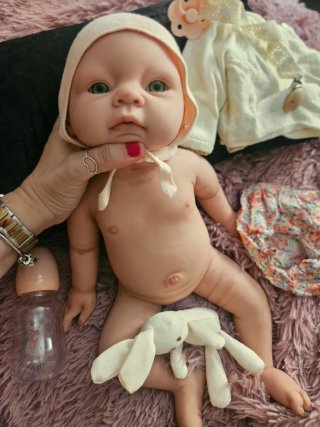 Muñeca Reborn Silicona Bebé Realista