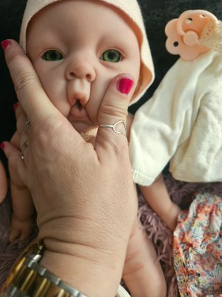 Muñeca Reborn Silicona Bebé Realista