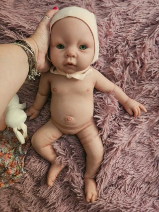 Muñeca Reborn Silicona Bebé Realista