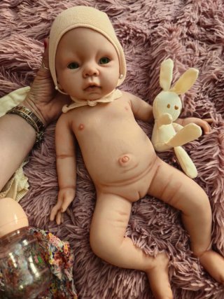 Muñeca Reborn Silicona Bebé Realista