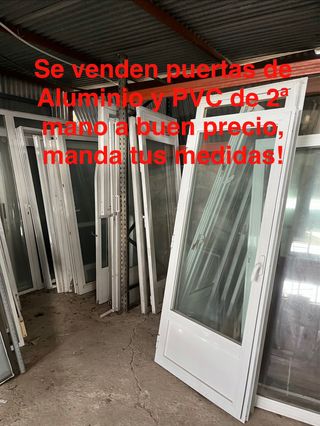 Puertas Aluminio y PVC de 2ª mano