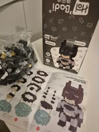 Micro Blocos Batman HBD3046 558 Peças