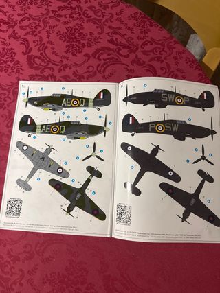 Maqueta Avión Hurricane Mk IIB 1/48