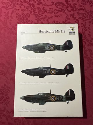 Maqueta Avión Hurricane Mk IIB 1/48