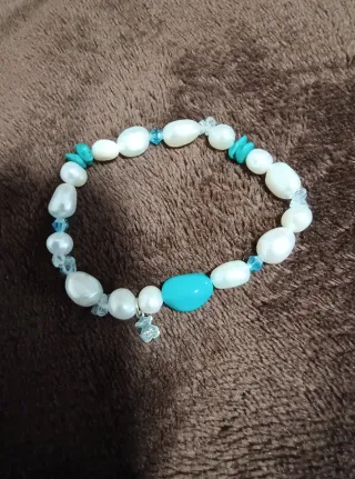 Pulsera Tous Perlas y Turquesas