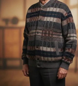 Jersey Vintage Cuadros Multicolor