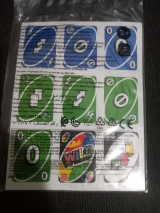 Carte UNO - 54 carte incluse