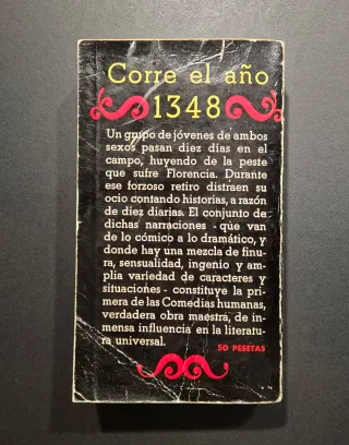 El Decamerón – Giovanni Boccaccio año 1964 P & J