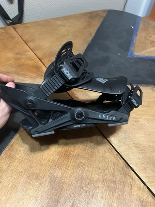 Fijaciones Snowboard NOW Drive Negras talla M