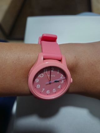 Reloj Lacoste rosa para niña