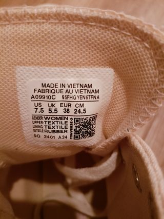 Converse All Star Platform Talla 38