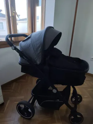 Lote Bebé: Carrito, Bañera, Extractor y Almohada