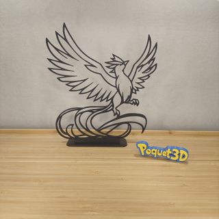 Figura Articuno Pokémon Geométrica