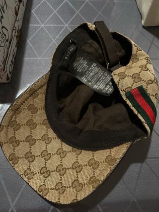 Gorra Gucci Beige/Marrón original