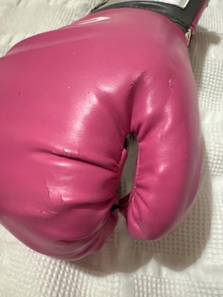 Guantes de boxeo Everlast rosas 8 oz