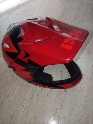 Casco integral BTT rojo