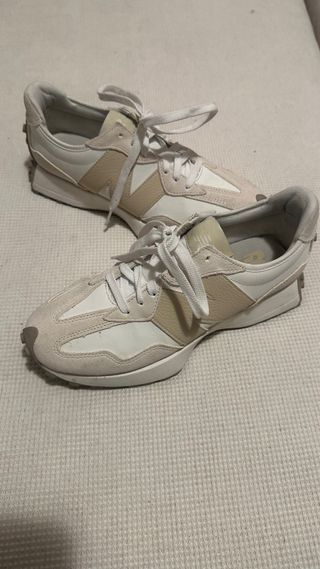 Zapatillas New Balance Beige/Blanco Talla 40 26cm