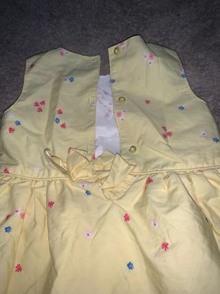 Vestido amarillo flores