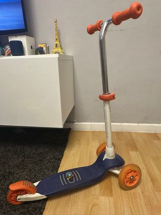 Patín 3 ruedas infantil con luces