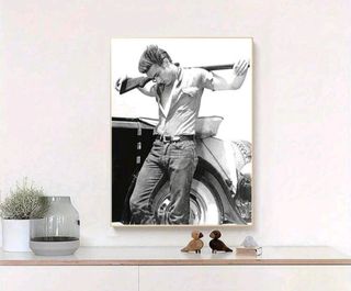 LIENZO JAMES DEAN AÑOS 30 RETRATO ICÓNICO VINTAGE