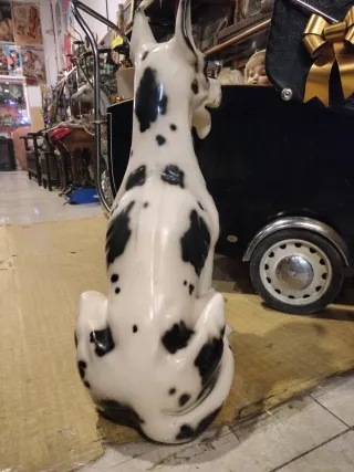 Figura Perro Gran Danés Cerámica Vintage