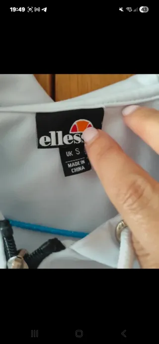 Sudadera Ellesse Blanca y Gris