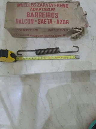 Muelles Zapata Freno barreiros halcón,saeta,azor