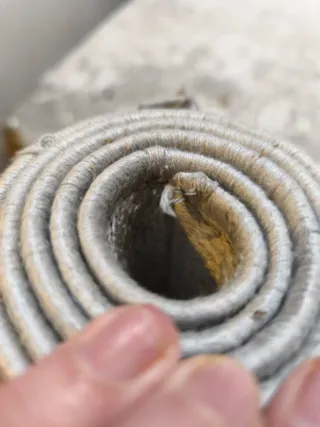 Alfombra salón beige y gris