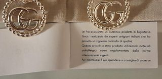 Orecchini Gucci bigiotteria dorati